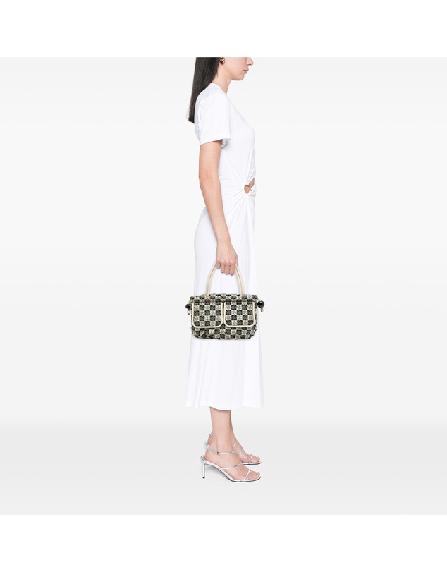 Pre-Loved by Azura Reborn - Pre-Loved Camellia Canvas Coco Ball Tote