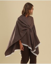 Morgan & Taylor - Concetta Poncho in Brown
