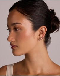 Michael Hill - 13.5mm Large Polished Huggie Earrings in Sterling Silver