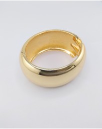 Izoa - Chunky Gold Bangle Cuff