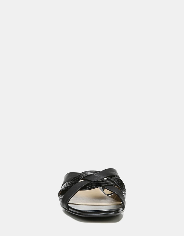 Naturalizer - Ashford Slide - Black Lizard/Leather