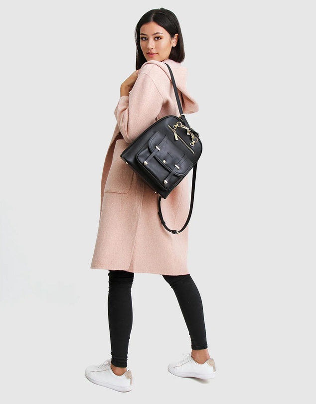 Belle & Bloom - Walk This Way Wool Blend Hooded Coat