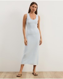 Atmos&Here - Juni Sleeveless Stripe Knit Dress