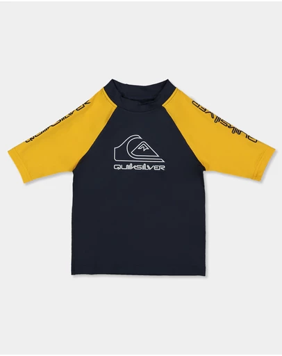 Quiksilver - Boys 2 to 7 On Tour Short Sleeve Rash Vest