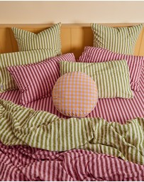 Mosey Me - Seersucker Stripe Standard Pillowcase Set