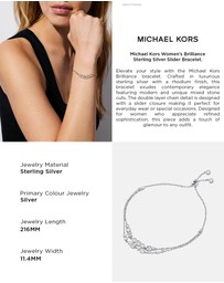 Michael Kors - Brilliance Silver Tone Bracelet