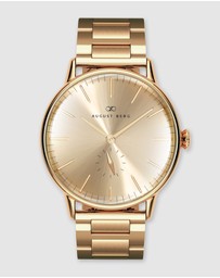 August Berg - Serenity Link 40mm Champagne Gold Watch
