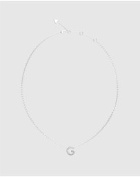 GUESS - Silver-Tone G Crystal Necklace