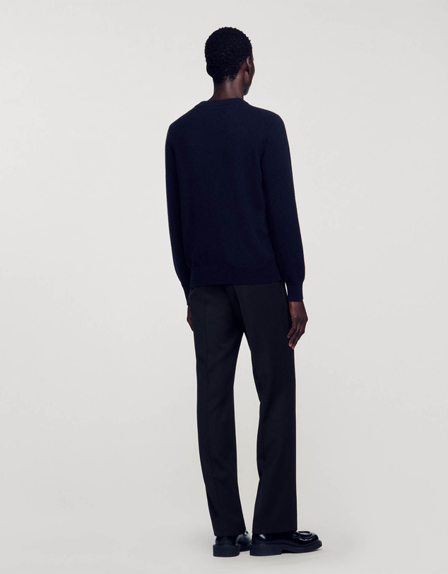 Sandro - CREWNECK CASHMERE SWEATER