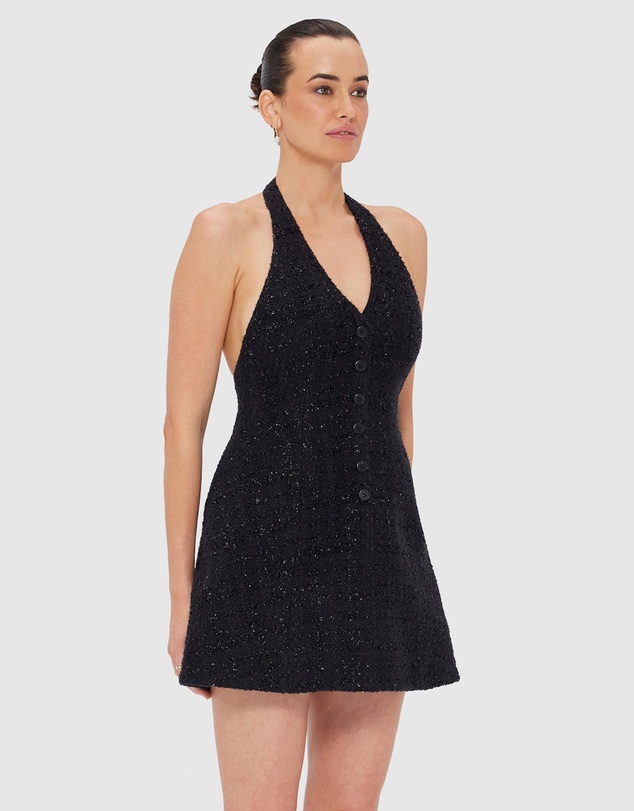 LEO LIN - Jessie Halterneck Mini Dress