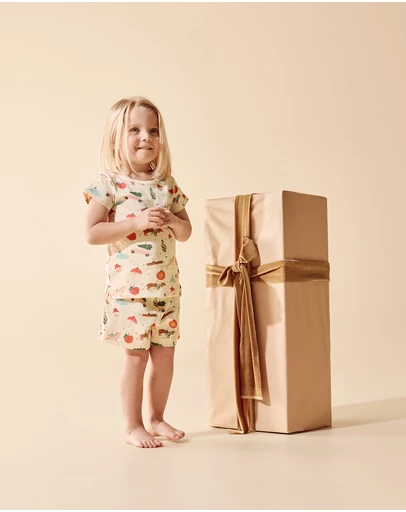 Wilson & Frenchy - Organic Rib Short Sleeved Pyjamas - Babies
