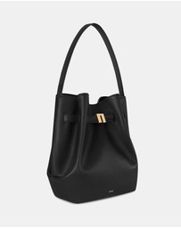 JW PEI - Clara Lock Accent Bucket Shoulder Bag
