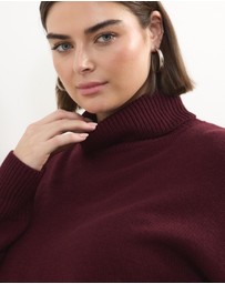 Atmos&Here Curvy - Winnie Wool Blend Knit Jumper