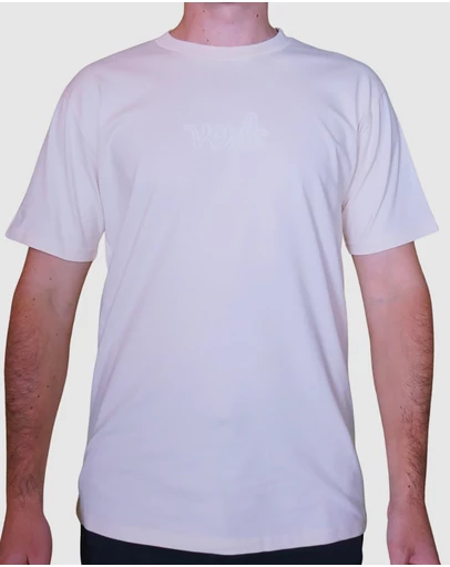 Verb - Verb Puffed Men Classic Logo 100% Cotton Skateboards Tshirt Cream