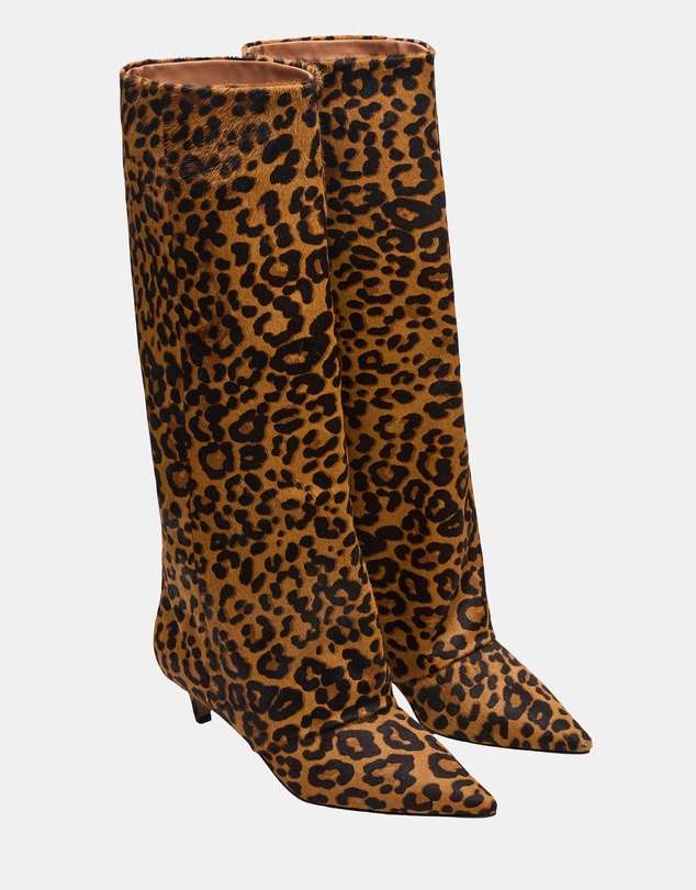 Steve Madden - Luca-L Leopard Heeled Boots