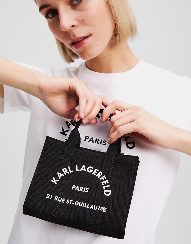 Karl Lagerfeld - Rue St-Guillaume Square Mini Tote Bag
