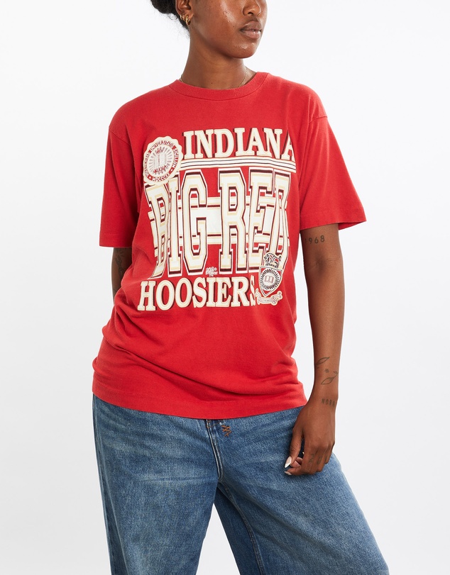 Vintage by The Real Deal - Pre Loved - Vintage 90s NCAA Indiana Hoosiers Tee