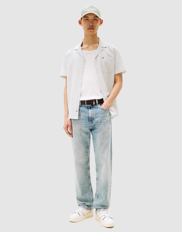 Tommy Jeans - Linen Blend Regular SS Shirt