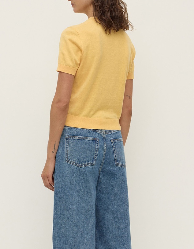 Assembly Label - Semra Cotton Cashmere SS Cardigan