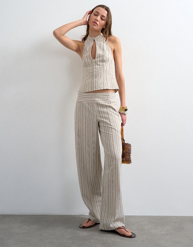 TOPSHOP - Tsflora Low Rise Trousers Wvn