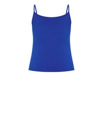 City Chic - Plus size Chloe Basic Cami - cerulean