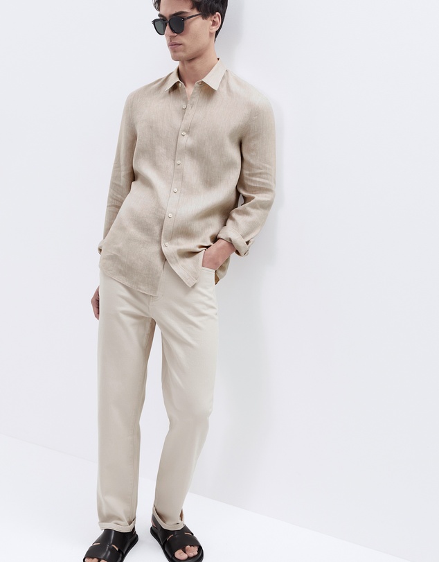 UNISON - Linen Regular Fit Shirt