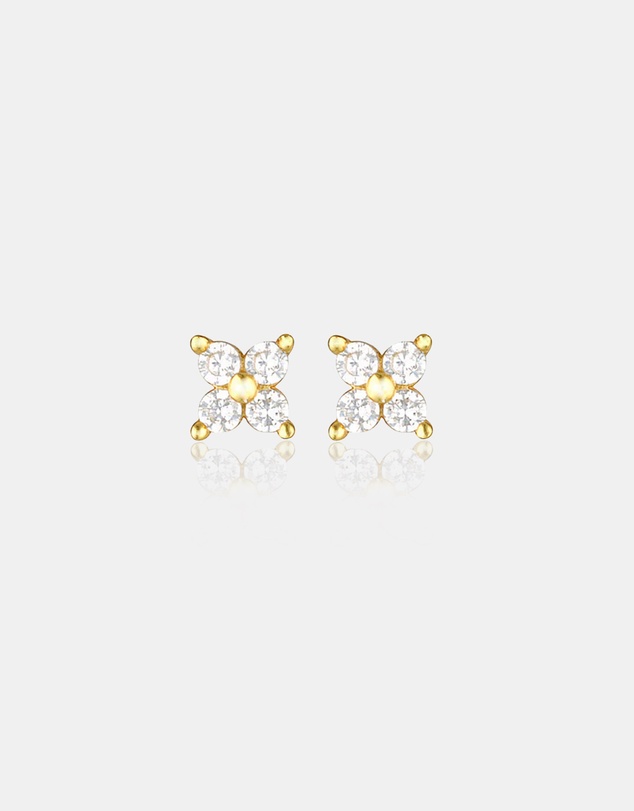 The Silver Collective - Iris Stud Earrings