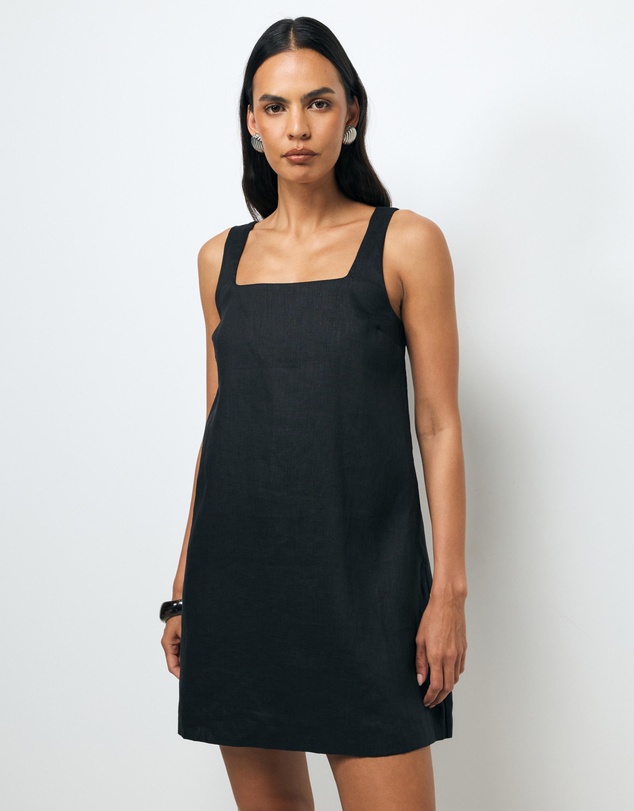 AERE - Kilah Linen Mini Dress