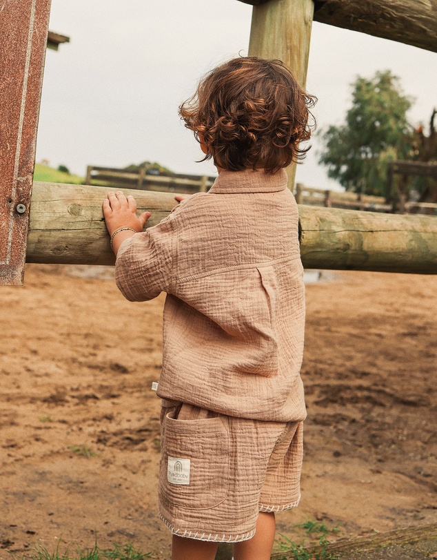 Kynd Baby - Woven Short in Mocha