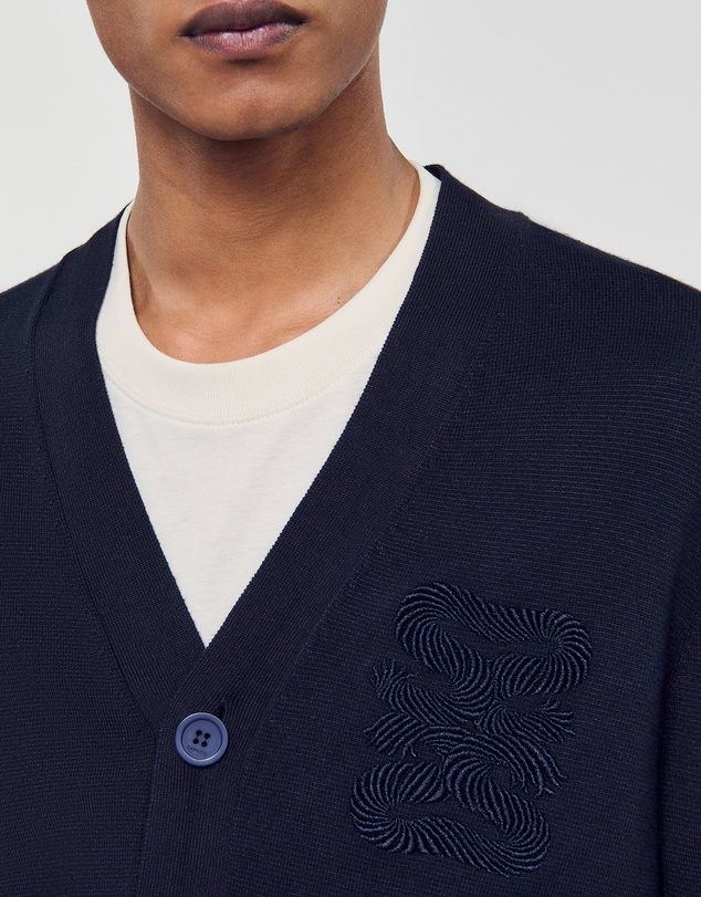 Sandro - Big 4S Rope Cardigan