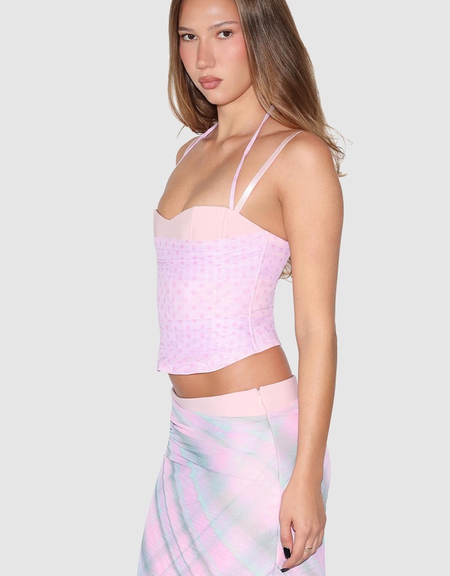 Tigermist - Caline Ruched Corset Top