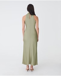 Forcast - Delilah Bias Satin Dress