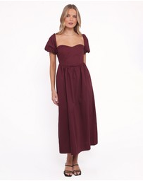 Petal & Pup - Remira Midi Dress - Cherry