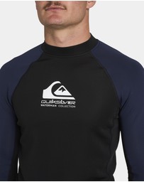 Quiksilver - Mens Watermans Panel Heater Long Sleeve Rash Vest