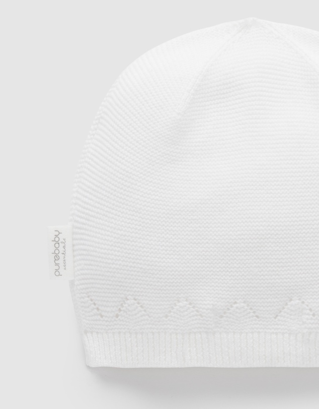 Purebaby - Essential Layette Beanie - Babies