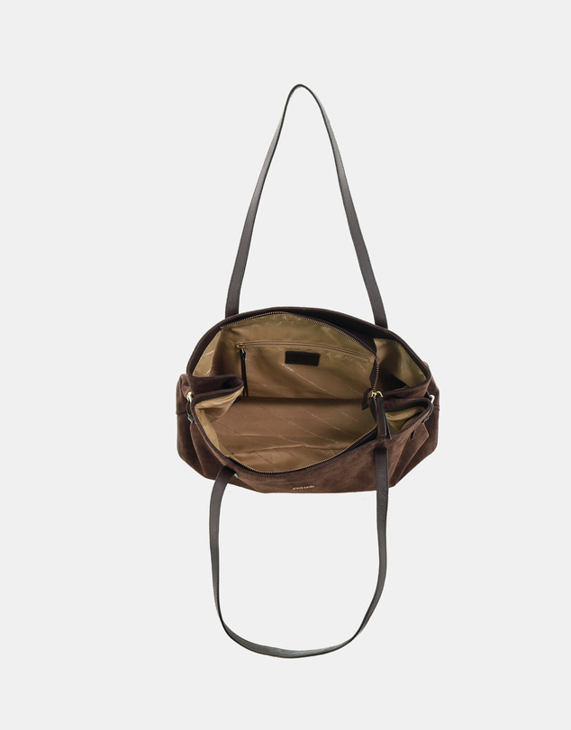 Pierre Cardin - Pierre Cardin Genuine Suede Leather Shoulder Bag