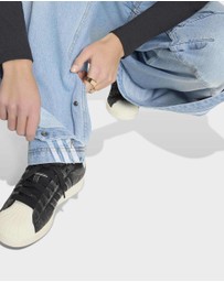 adidas Originals - ADILENIUM 5.0 BANANA OVERLAY DENIM PANTS Womens