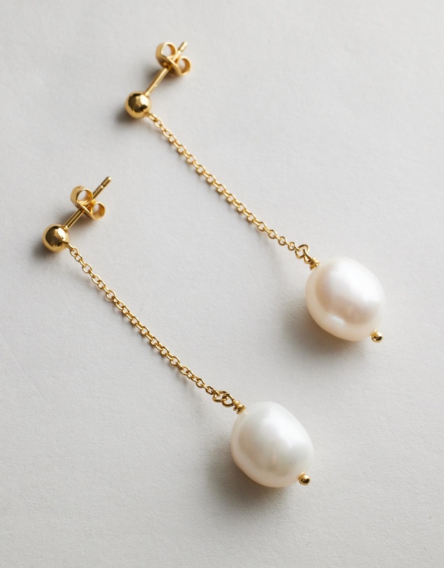 EL&RO Jewellery - Iris Pearl Drop Earrings