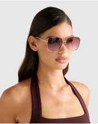 Forever New - Sadie Oversized Square Sunglasses