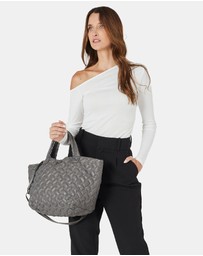 Pierre Cardin - Pierre Cardin Ladies Nylon Small Quilted Tote Bag