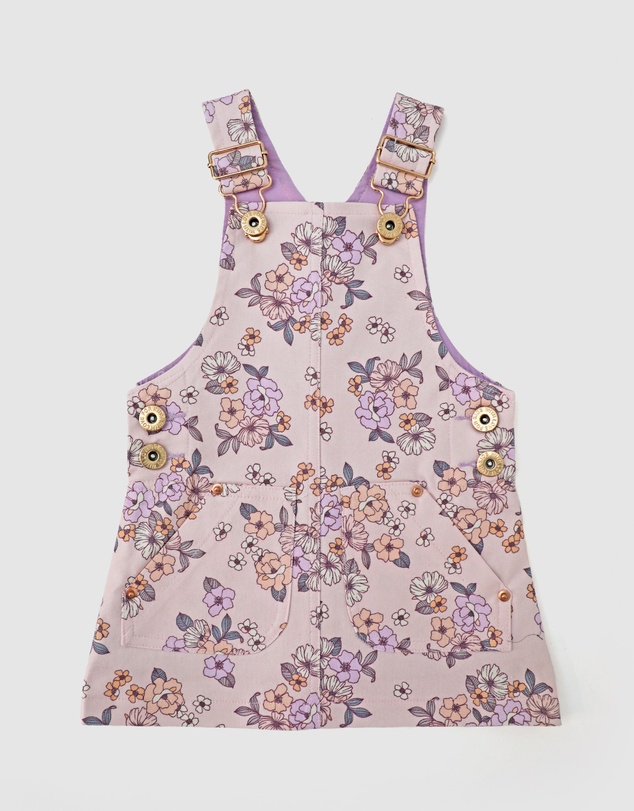 WITH LOVE FOR KIDS - Hazel Denim Pinafore Dress - Babies - Kids