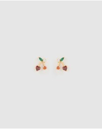 Arms Of Eve - Cherry Bomb Stud Earrings