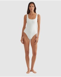 Polo Ralph Lauren - Cable Jacquard Martinique Low Back Swimsuit