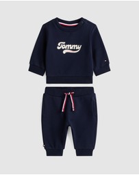 Tommy Hilfiger - Varsity Sweatshirt & Joggers Set - Babies