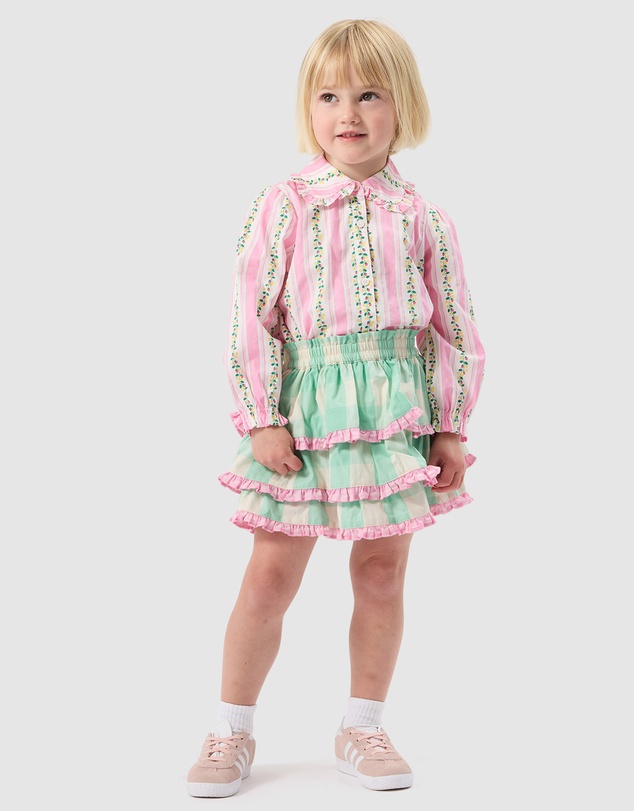 Goldie + Ace - Gingham Rara Skirt - Babies-Kids