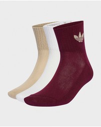 adidas Originals - 3-Pack Mid Ankle Socks