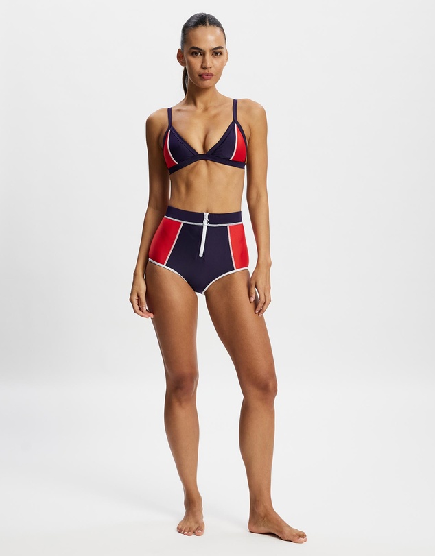 Duskii - High Waist Zip Bottoms