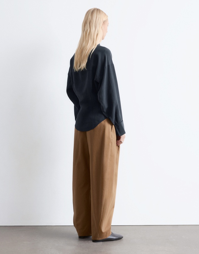 & Other Stories - Balloon-Sleeved Tapered Shirt