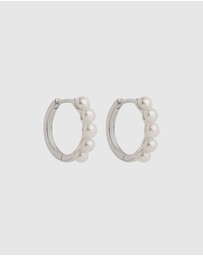 Najo - Mermaid Silver Pearl Earring
