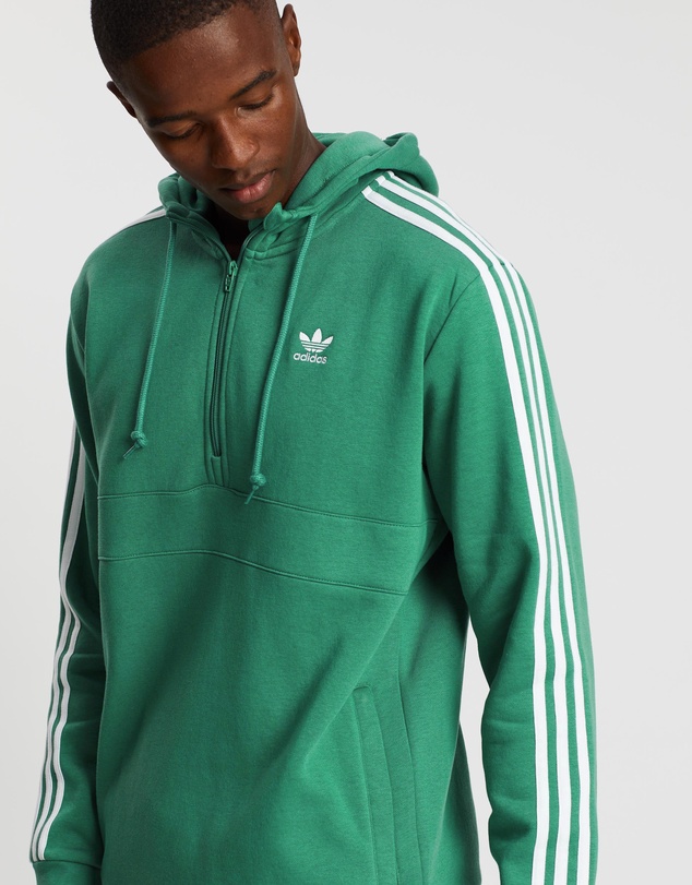 adidas Originals - 3-Stripes Half-Zip Hoodie
